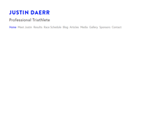 Tablet Screenshot of justindaerr.com